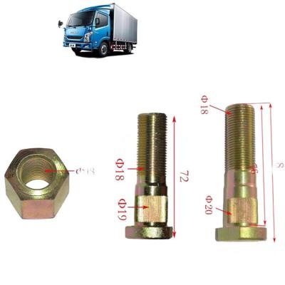 Chine N° OEM 136-3103053 Pièces de rechange pour les roues avant de la vis de camion YUEJIN 3028 à vendre