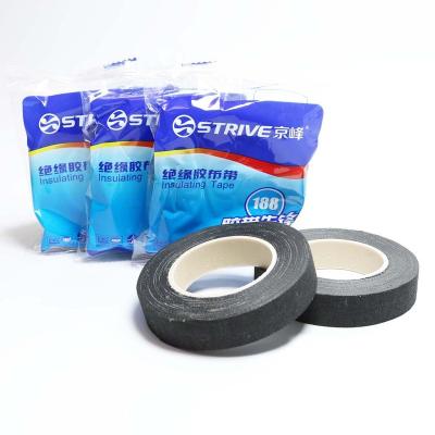 China Anti Aging Electrical Devices Cloth Tape Black Insulation Tape For Protection Cable for sale