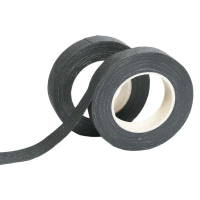 China Jingfeng Wholesale Custom Black Insulation Easy To Tear Cable Connect Hot Sale Auto Wire Tape Cloth Wire Harness Insulation Tape Supply for sale