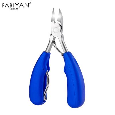 China Right Handed Scissors Nail Art Dead Skin Remover Stainless Clippers Cuticle Pliers Trimmer Steel Scissors for sale