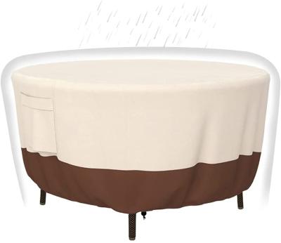 China Protect Furniture Wholesale Furniture Cover Round Table Furniture Protector Outdoor Waterproof Cover for sale