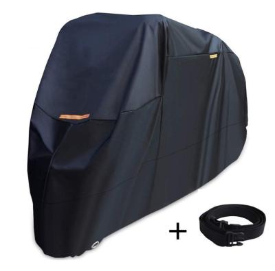 China Good quality waterproof 190T polyester cheap price motorcycle rain cover motorcycle oxford outdoor cover for sale