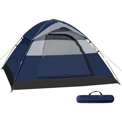 China Easy Set Up Portable Waterproof Polyester Double Outlet Tent Outdoor Hike Glamping Tent for sale