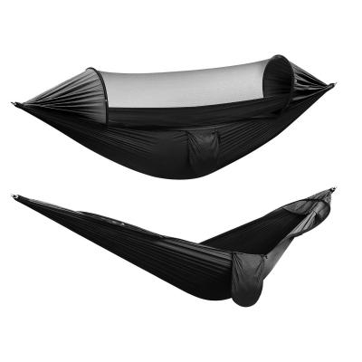 China Adjustable Folding Camping Hammock Family Hammock Mosquito Net Outdoor Travel Hammock for sale