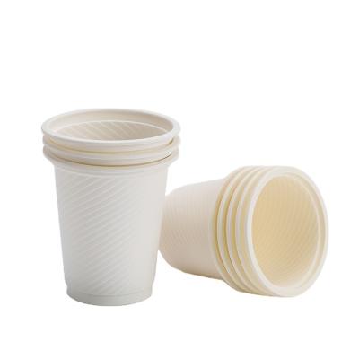 China Household Products 250ml Disposable Cornstarch Cup Coffee Eco Degradable Plastic Degradable Plastic Cup for sale