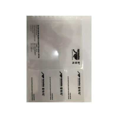 China Home Personal Care Label Moisture Proof Use Polypropylene Clear Coated Plastic Clear Film for sale