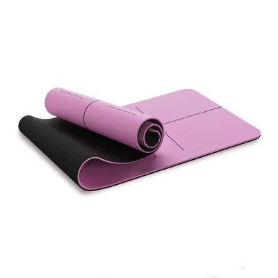 China Seat Line Home Fitness Non Slip Mat Eco - Friendly PU Material Yoga Mat for sale