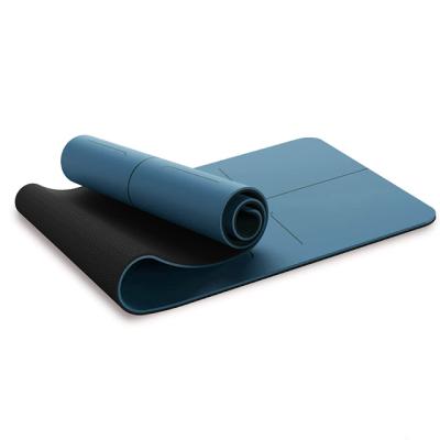 China Customized Hot Yoga Custom Logo PU Yoga Pilate Leather Non-slip Rubber Exercise Mat Natural Wholesale Anit Slip 3-5 Days BG-PU001 for sale