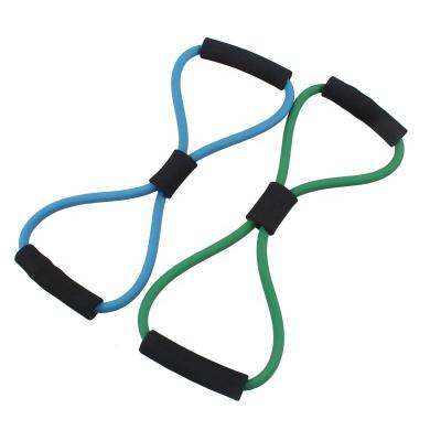 China Shaped Strength Training Figure 8 Resistance Band Small Chest Expander Training Tool Strengthen Lungs Muscles Arm Chest for sale