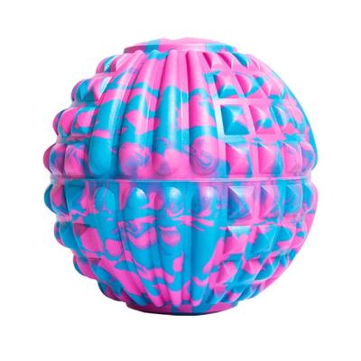 China Eco-friendly Yoga Fitness Massage Ball Peanut Shape Massage Pysical Therapy Body Muscle Relax Fascia Release Lacrosse for sale