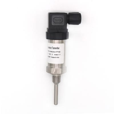 China SS304 pt100 temperature sensor used for 4-20ma temperature transmitters controller for sale