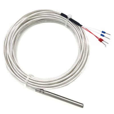 China Measure temperature 2wire 3wire 4wire class a chip wzp probe temperature sensor RTD pt100 pt200 pt500 pt1000 for sale