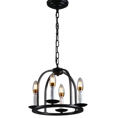 China Modern American Modern Style Simple Pendant Light For Dining Retro Industry Vintage Chandelier Lamp for sale