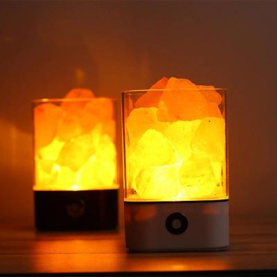 China Europe Crystal Crafts Himalayan Natural Rock Dimmer Touch Switch Salt Lamps Night Light for sale