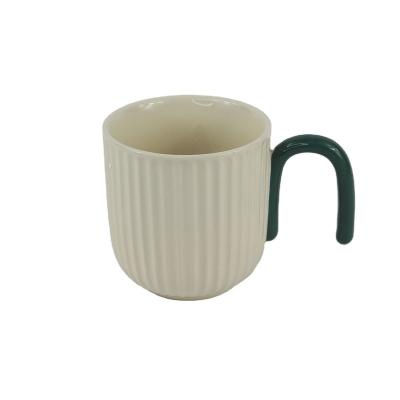 China Sustainable Color 370cc Luster Cup With Different Color For Ethiopian Body And Handle for sale