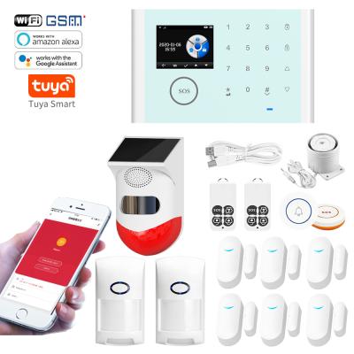 China 2G GSM Wireless Alarm System Wifi Smart Home Security Alarm Systems 160*100*12.5mm for sale