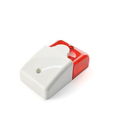 China ABS 12 Volt 110db LED Red Strobe Siren Home Alarm for sale