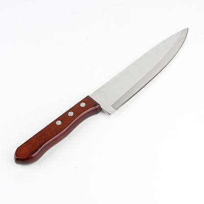 China Hot Selling Cheap Custom Serving Knife Easily Cleaned Chef's Knife High Carbon Stainless Steel Knife for sale