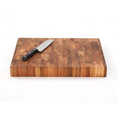 China End Grain Viable Extra Wide Cutting Board with Hand Grips Deluxe Fancy Hardwood Thick Reversible Butcher Block Chopping Carving for sale