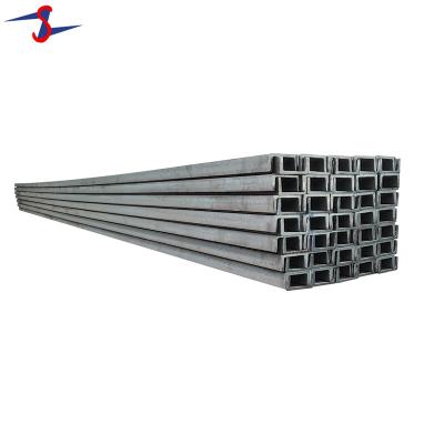 China Ms u support system high quality steel girder q235 q235b st37 price c channel steel u channel for sale