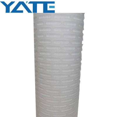 China De horizontale Geplooide Hoge Filter van de Stroompatroon de Filter van het 25 Micronwater Te koop