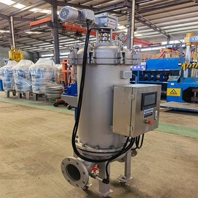 China Edelstahl-automatische Selbstreinigungs-Sieb-mechanischer Sand-Kohlefilter für Wasserbehandlung zu verkaufen