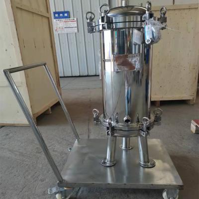 Chine Cárter del filtro de bolsa de acero inoxidable solo cárter del filtro para la miel del agua de la bebida del vino à vendre