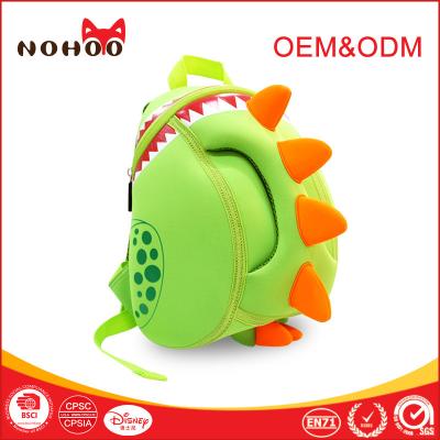 China Eco Friendly Dinosaur Baby Toddler Backpack Waterproof 10-20L Capacity for sale