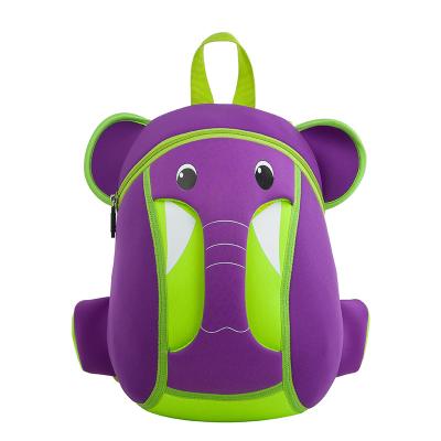 China Ultralight Kids Toddler Backpack Zoo Animal Elephant Shape 10-20L Capacity for sale