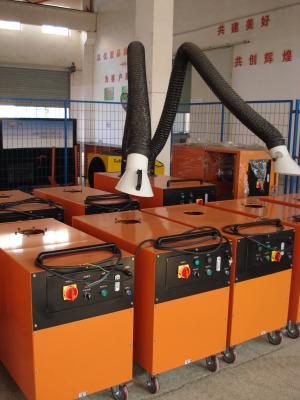 China movable welding fume extractor , air cooled Small fume eliminator for sale