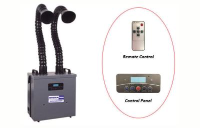 China Dubbel de Rookabsorptievat van het Buizensoldeersel met Filter die de Trekker van de Alarmsysteemdamp belemmeren Te koop