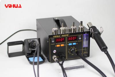 China BGA Rework Station 4in1 Hot Air Gun With Iron SMD Soldering Welder And Fume Extractor for sale