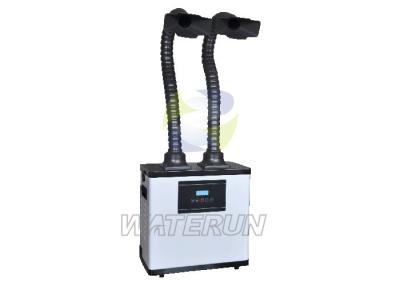 China Digital Control Lab Fume Extractor / Air Purifier with Double Fume Extraction Arms for sale