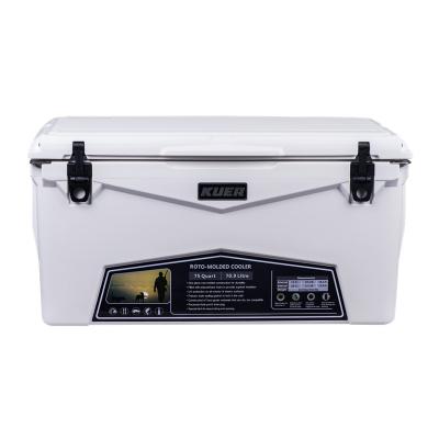 China Waterproof 75QT Picnic Cooler Box Ice Box Portable Cooler Box Foam Outdoor Picnic Cooler Box Water Resistant for sale