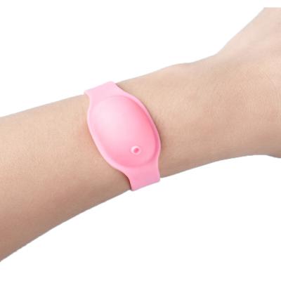 China Fit All New Anti Bacterial Wristband Factory Supply Silicone Hand Wristband Automatic Sanitizer Dispenser Wristband for sale