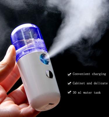 China 200ml Usb Nano Steam Water Mist Sprayer DEEP CLEANSING Facial Beauty Moisturizing Lon Face Cooling Mist Spray For Girlfriend Gift for sale