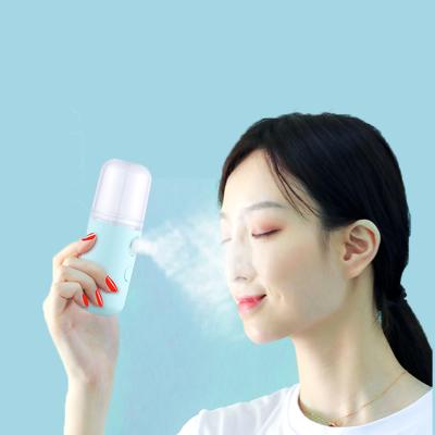 China Hot Selling DEEP CLEANING Mist Sprayer USB Mini Rechargeable Ultrasonic Cold Sanitizer Alcohol Nebulizador Hot Sale Nano Facial Spray for sale