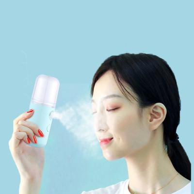 China 50ml Usb Nano Steam Water Mist Sprayer DEEP CLEANSING Facial Beauty Moisturizing Lon Face Cooling Mist Spray For Girlfriend 2020 Gift for sale