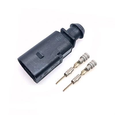 China Car Automotive Temp Group VAG VW Skoda Sensor Plug Deflation Valve 1J0973802 Electrical Plug Waterproof Automotive 2 Pin Connectors for sale