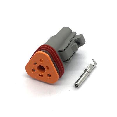 China High Quality DT06-3S Automotive DT Series Waterproof 3 Pin Auto Wire Harness Connector for sale