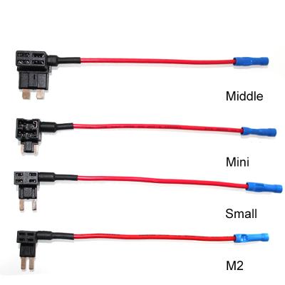 China Mini Standard Fords ATM APM Nylon Micro Blade Auto TAP Add-a-Circuit 12V Fuse Holder & Fuse for sale