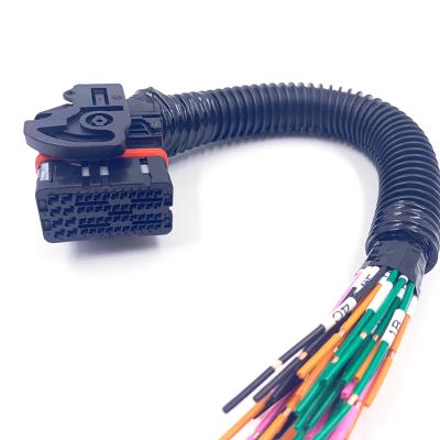 China Automotive 48 Pin Way Molex Automotive Electrical ECU Engine Wiring For Aikelan DCU Computer Board for sale