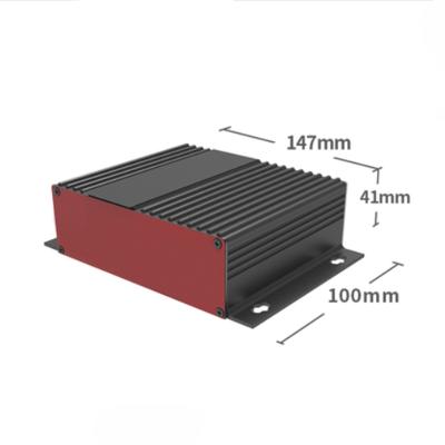 China 147*41*100/150/155 Automotive Integrated Aluminum Box Alloy Shell Instrument Outer Case Diy Power Supply Enclosure for sale