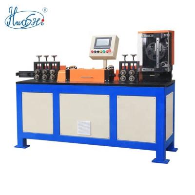 China Building Material Stores HWASHI 1.1mm-9mm High Speed ​​Steel Wire Straightening Machine, Wire Straightening and Cutting Machine for sale