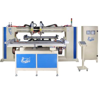 China 1350mm Steel Elevator Panel Sheet Metal Welder Automatic Spot Welding Machine For Door Panel for sale