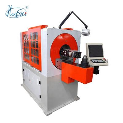 China Automatic tube and pipe bending machine HWASHI 3D CNC wire bending machine for 2-12mm, three-dimensional wire production for sale