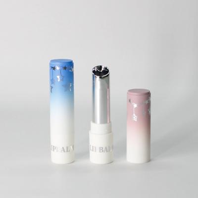 China New Arrival Cosmetic Luxury Lip Balm Container Luxury Gradient Pink Private Label Lipstick Tube Packaging Lip Balm Custom Empty Lip Balm for sale