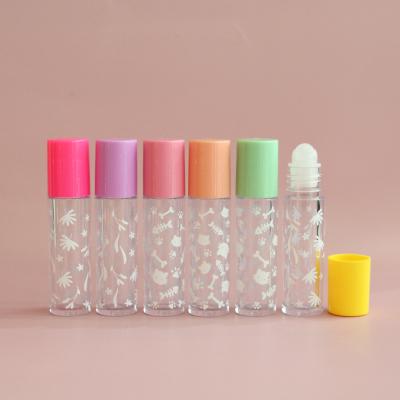 China Wholesale Empty 4ML Lip Cosmetic Tube Roll On Cute Lip Oil Tubes Roll On Tube Containers Eye Cream Bottles Plastic Tube For Cosmetics for sale