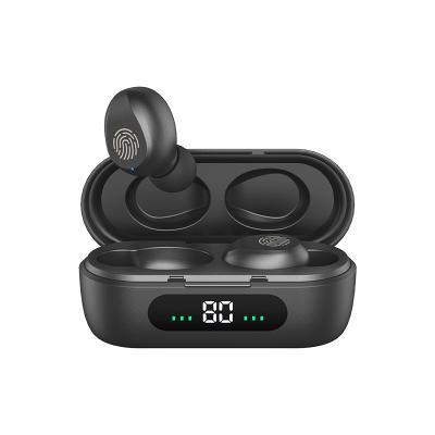 China V5.0+ Genuine Remax Design Original 5.0 TWS Touch Control + Auto Pairing Cool Wireless Earphone With IPX7 Digital Display Waterproof Binaural Headset Earphone for sale