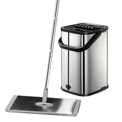 China Sustainable House Cleaning Mops Online Crowd For Floor Cleaning With Stainless Steel Bucket for sale